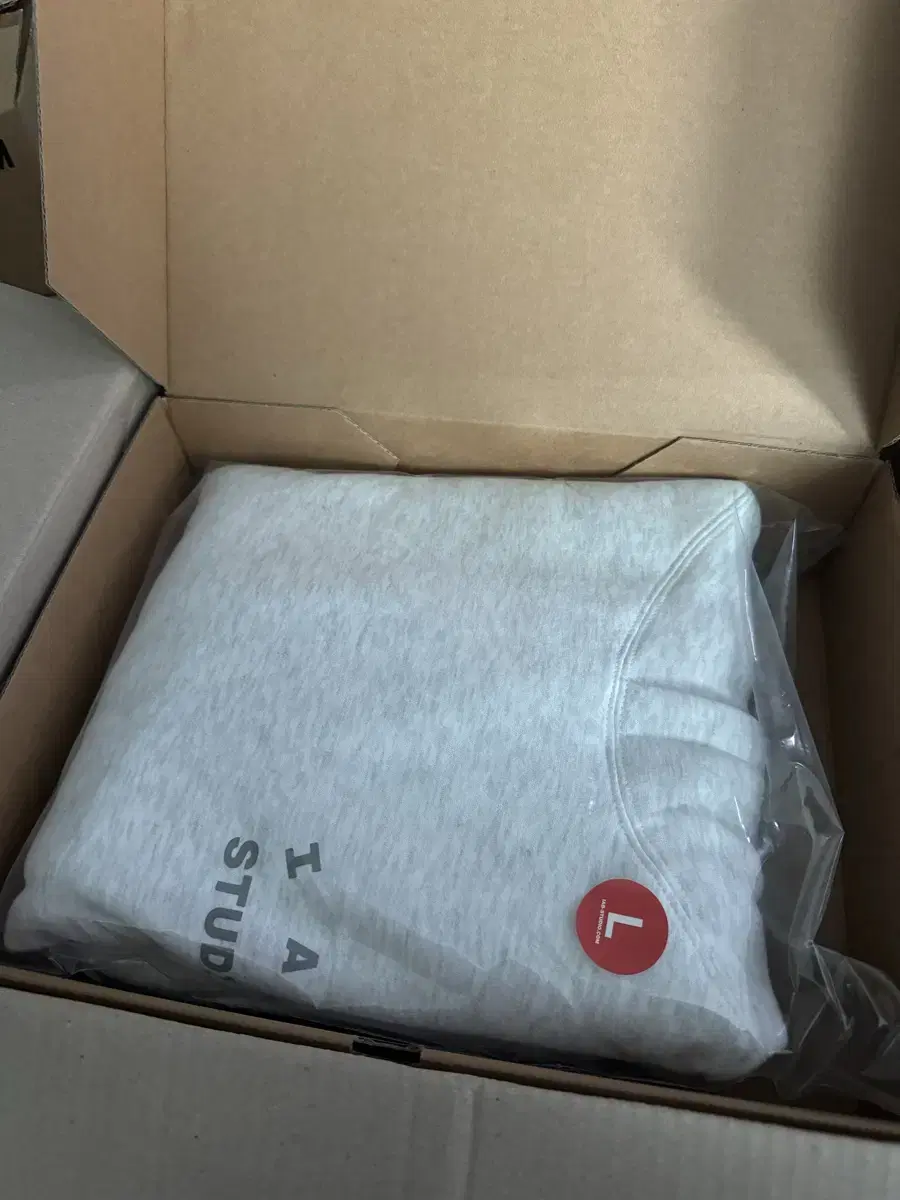 [L] iAppstudio 10th Anniversary Hoodie Light Gray