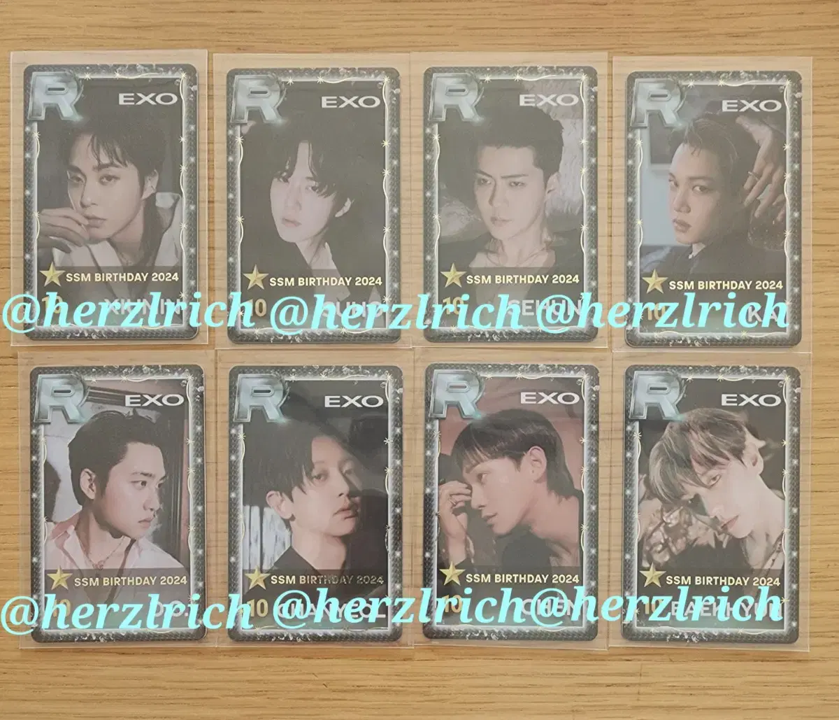 Superstar SM 10th Anniversary exo photocard Individual WTS