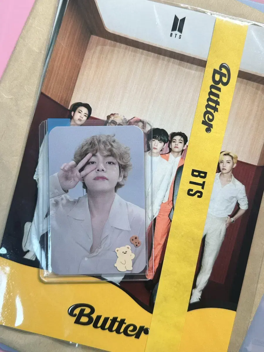 bangtan butter broadcast photocard taehyung v wts