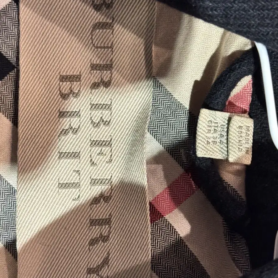 Burberry 검정색 피코트