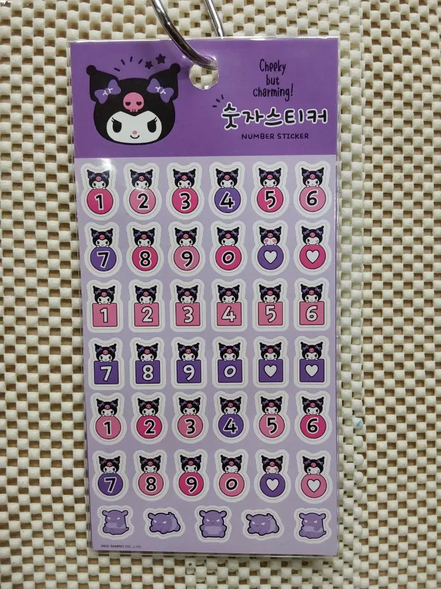 Sanrio Kuromi NumbersStickers Daku Polku Deco