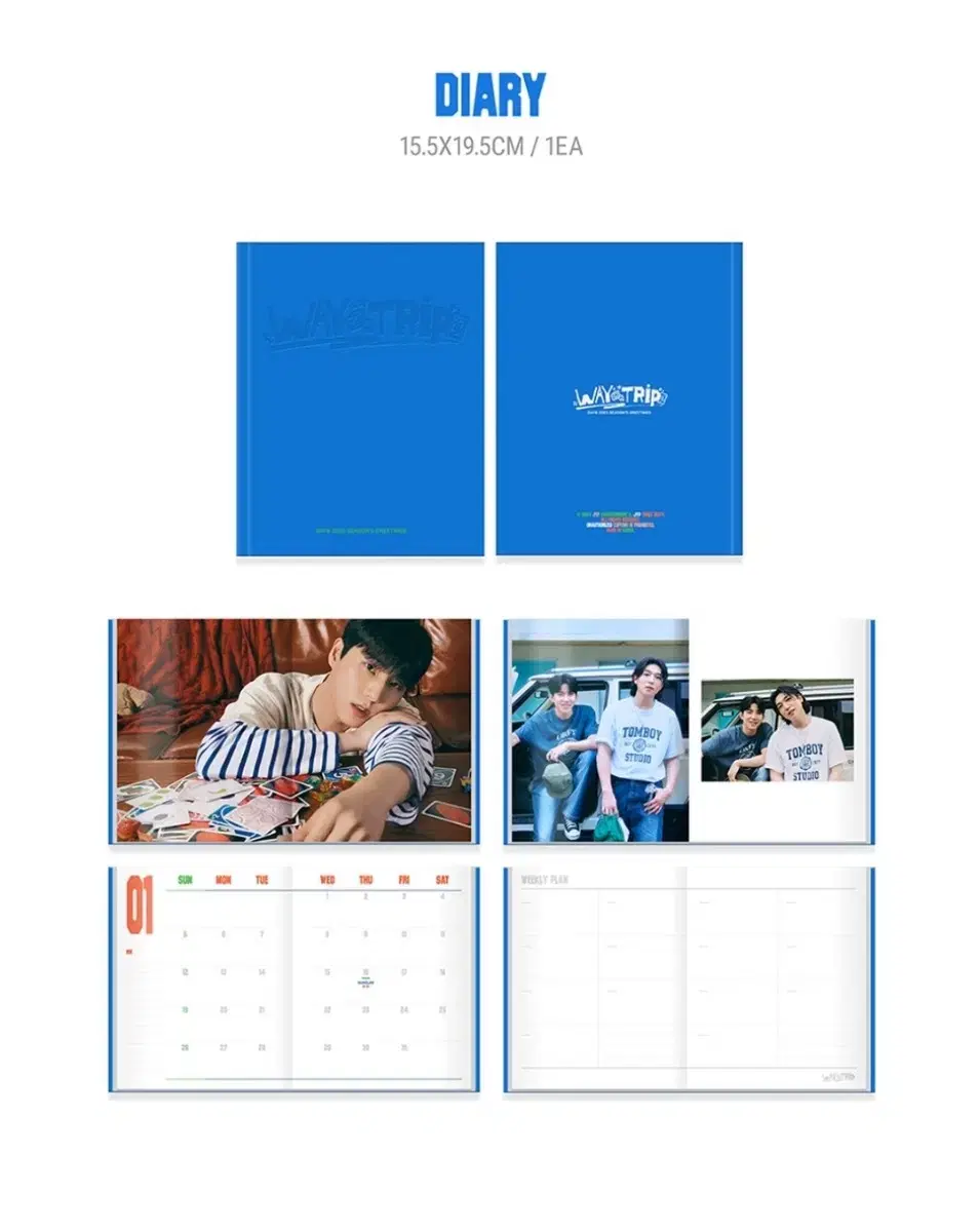 Day 6 seasons greetings Sells diary calendars