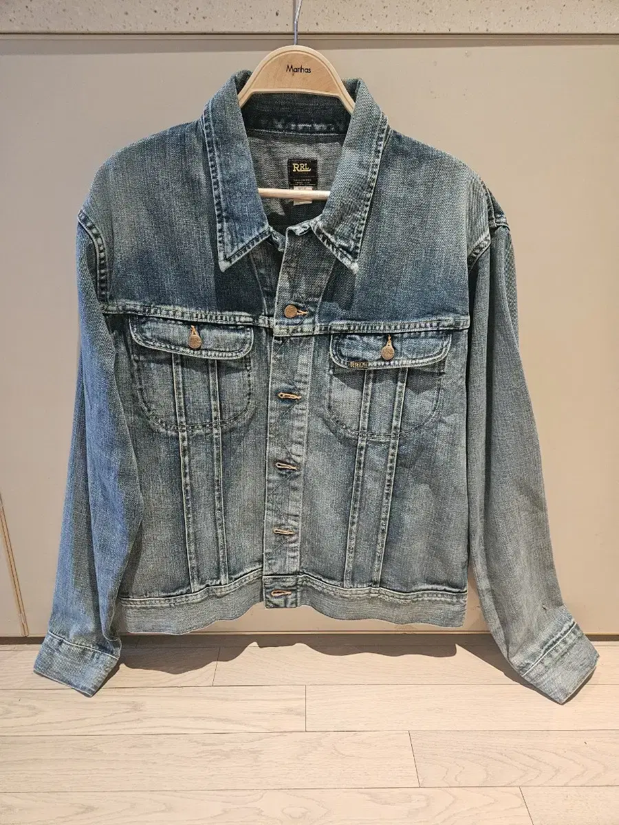 폴로 더블알엘 RRL Leeland Indigo Denim Trucker