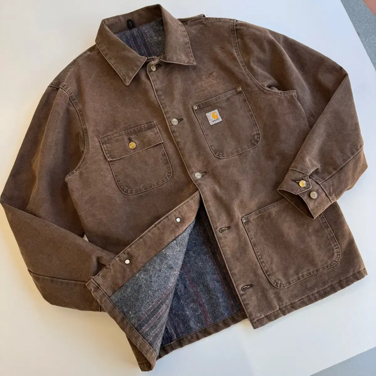 Carhatt Carhatt OG Old School Sandstone Brown Chore Jacket