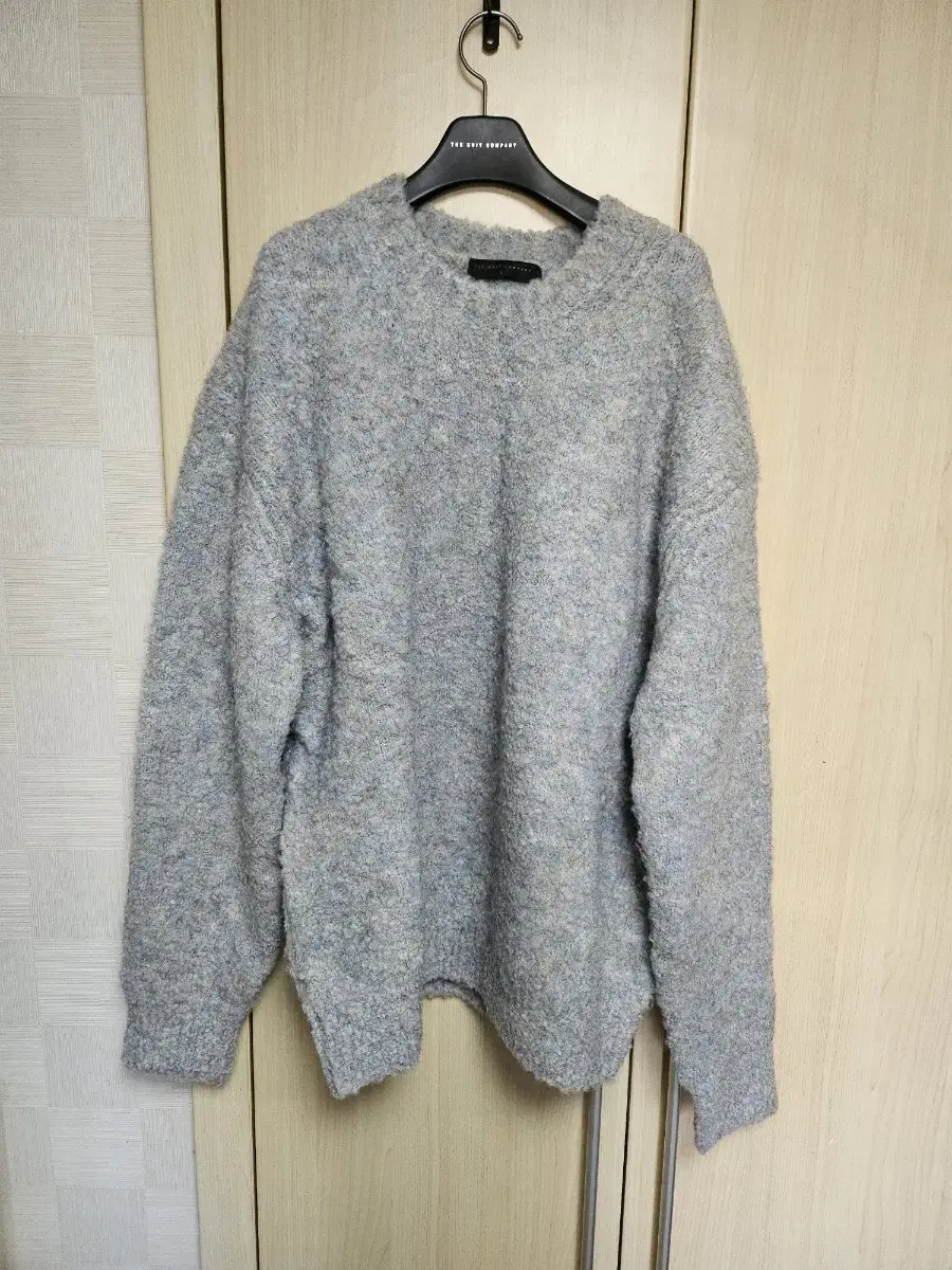 The Knit Company/22FW Soft boucle knit bloo color/L size