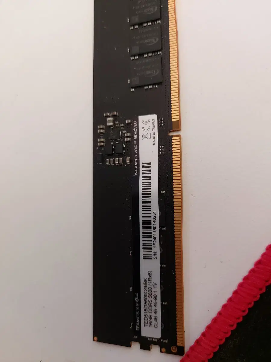 팀그룹 램 ddr5 5600 16g