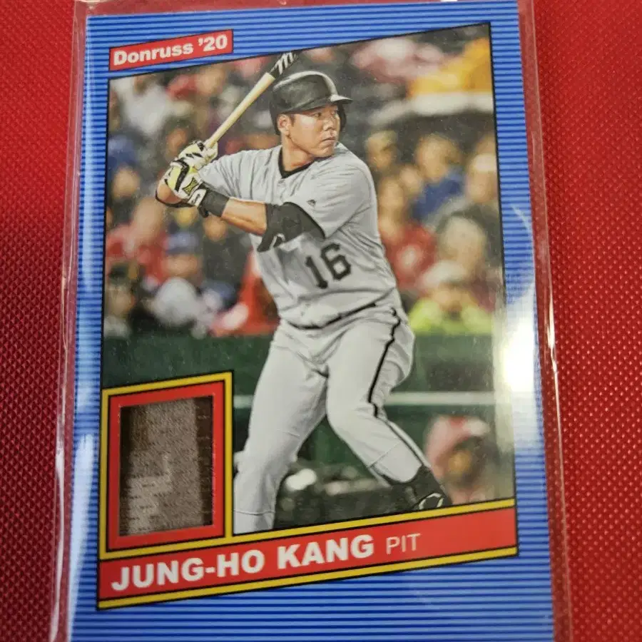 강정호 Panini Donruss 저지 카드