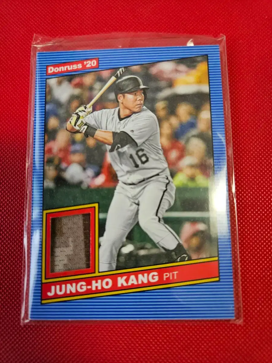 강정호 Panini Donruss 저지 카드