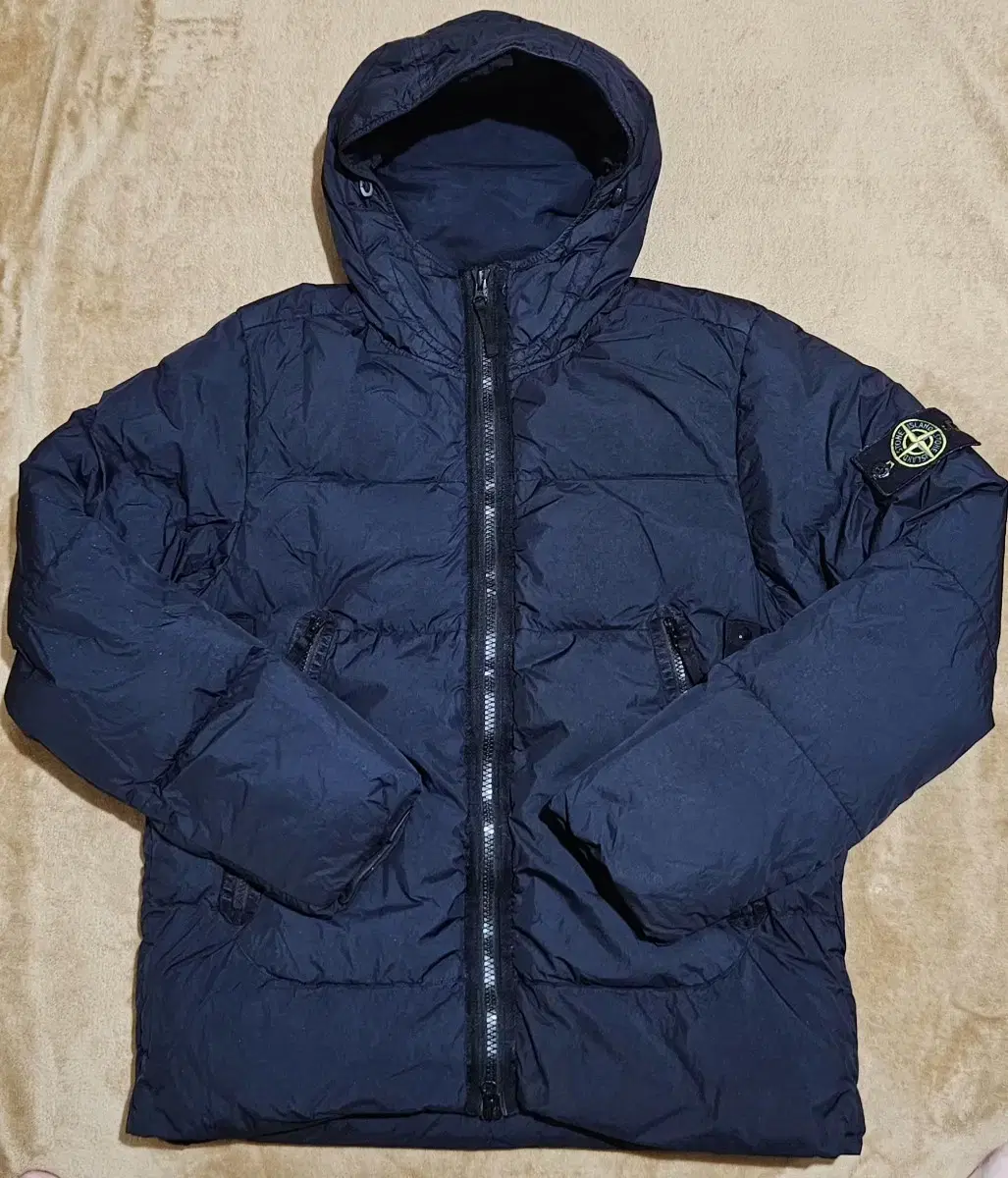 Stone Island Crinkle Labs Padded M Navy