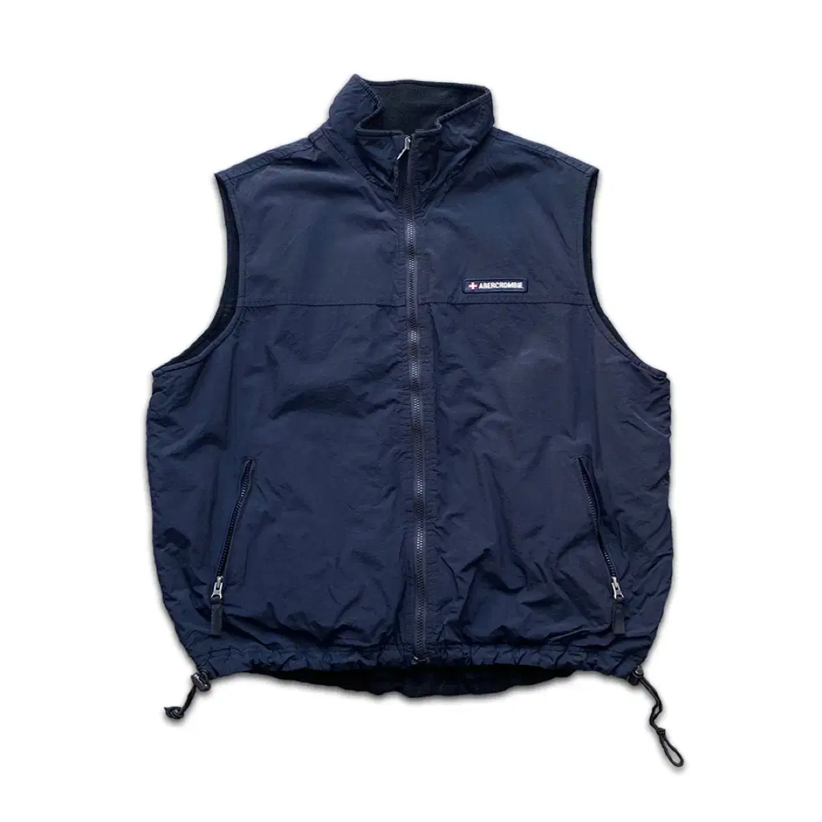 90s Abercrombie reversible fleece vest