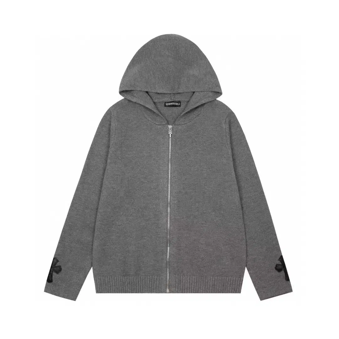 Chrome Hearts Hooded Knit Coat