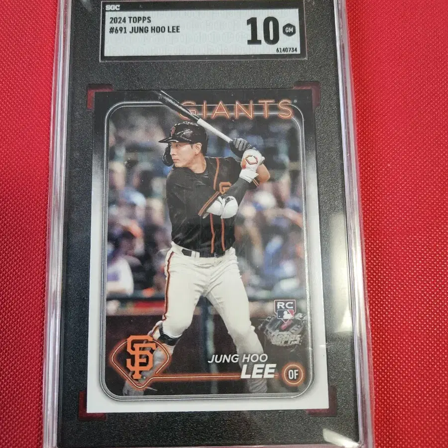 이정후 2024 Topps 루키 SGC 10등급 카드