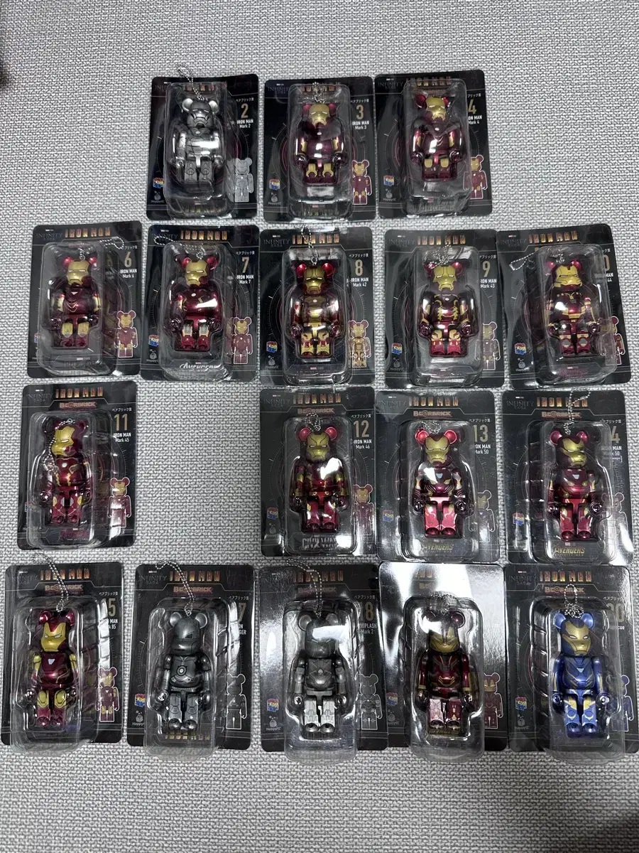 Bearbrick Happycuzzy 100% Ironman Total 21 Unsealed