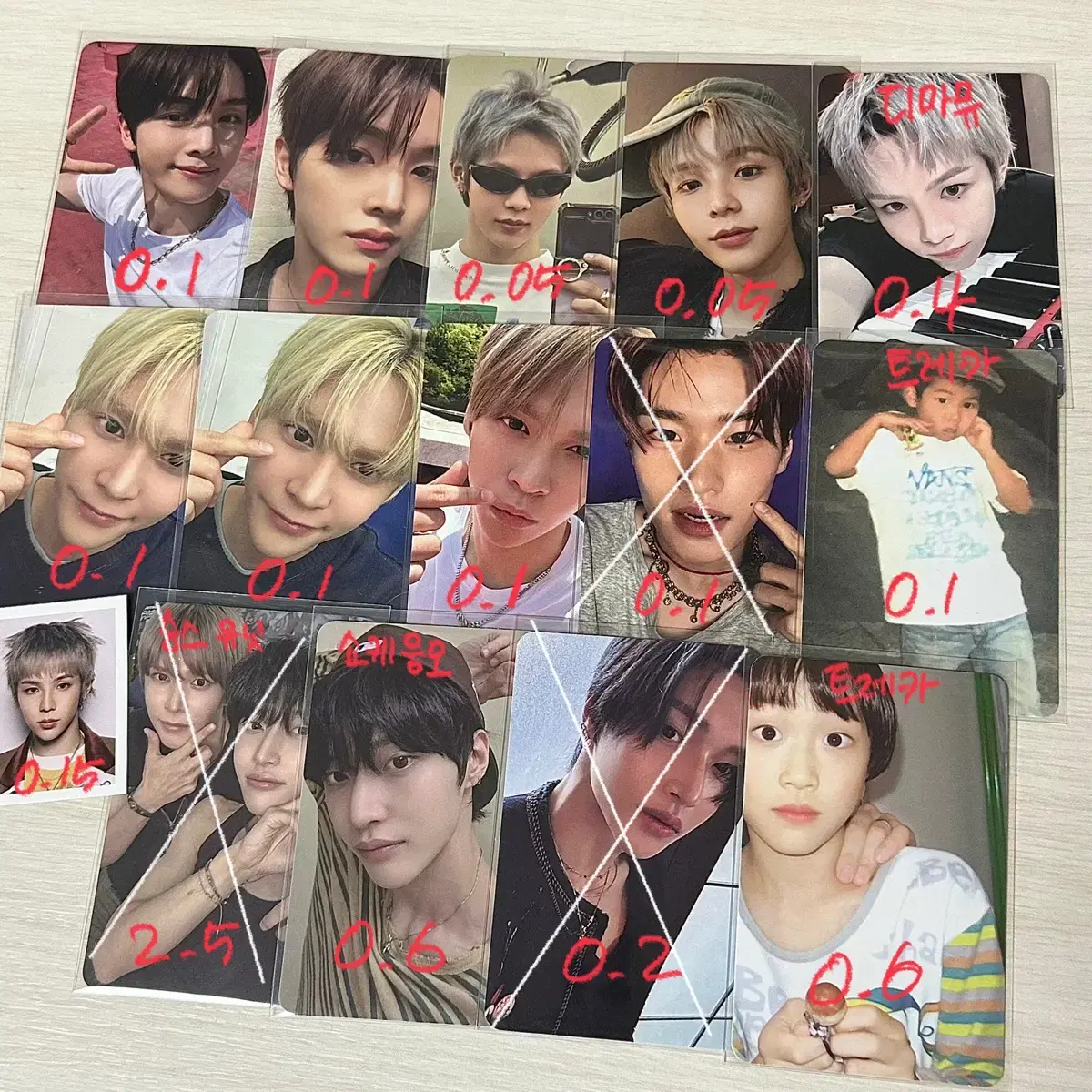 Rize photocard seokguabini boom boombe baby shotaro sohee chanyoung sungchan wonbin eunseok