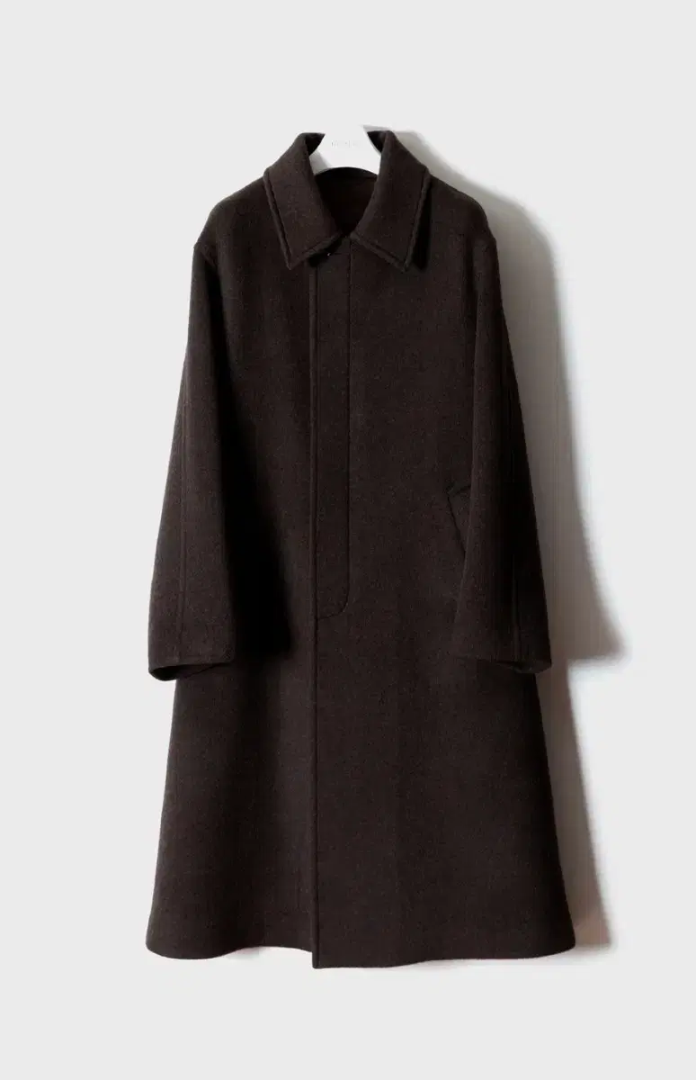 [48] First Floor Soutien kara Pleated Coat Radish Brown