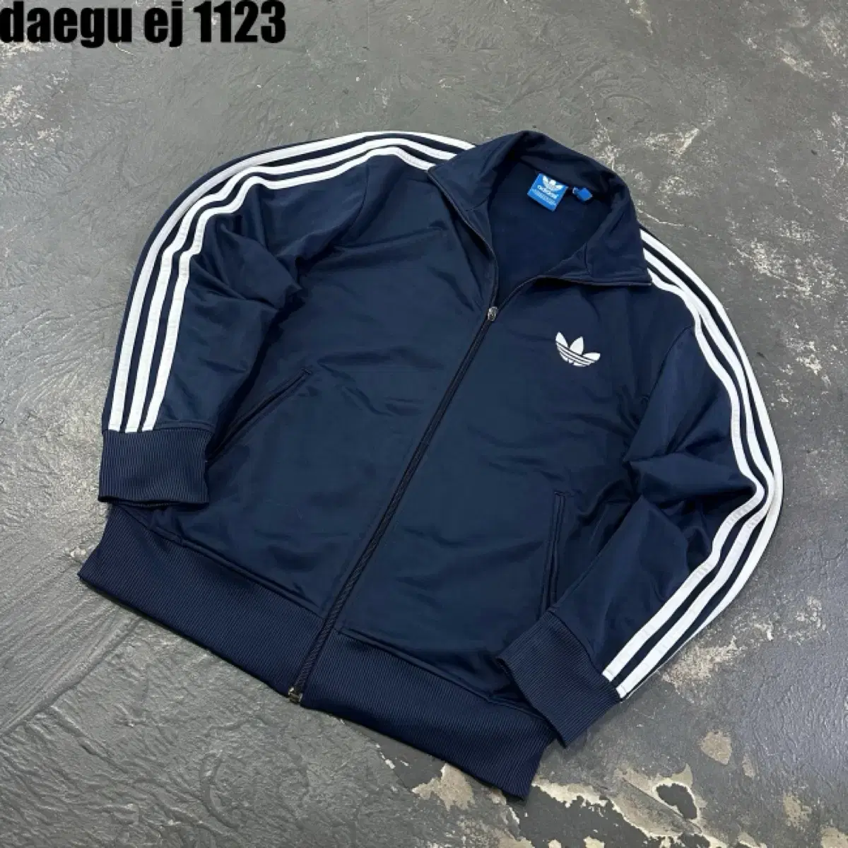 adidas Firebird Jersey Zip-Up Navy XL