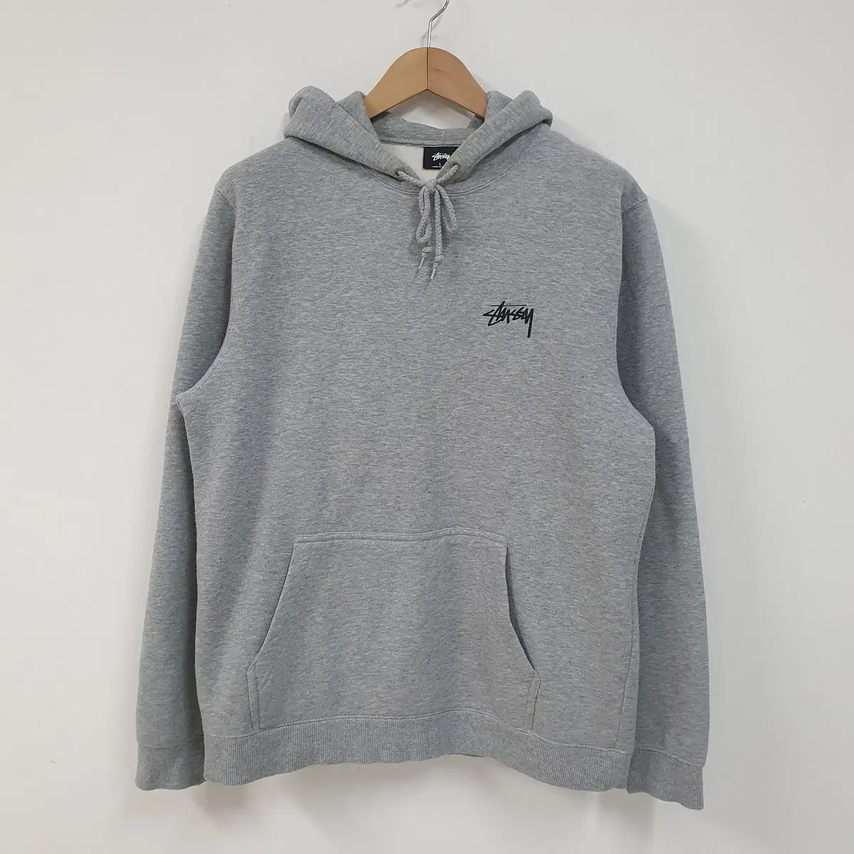 Stussy Brushed Hoodie Dreadlock Shadowman Saxophone Jazzman / Large