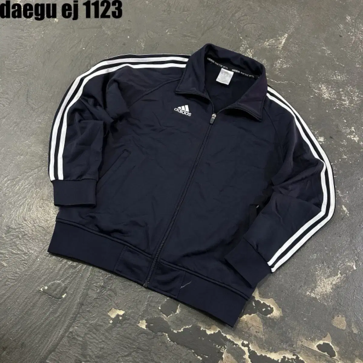 AdidasJersey Zip Up Navy