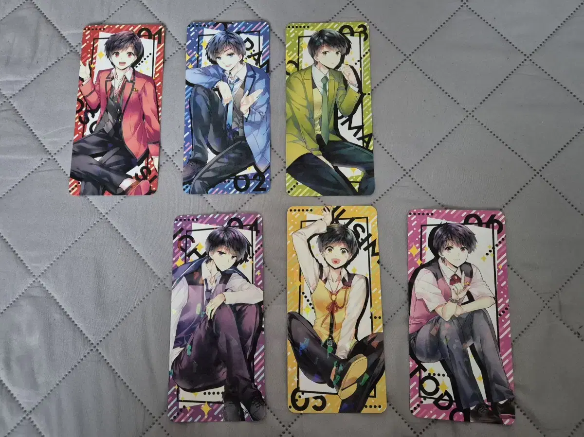 Osomatsu-san unofficial goods sells a set of kard teks.