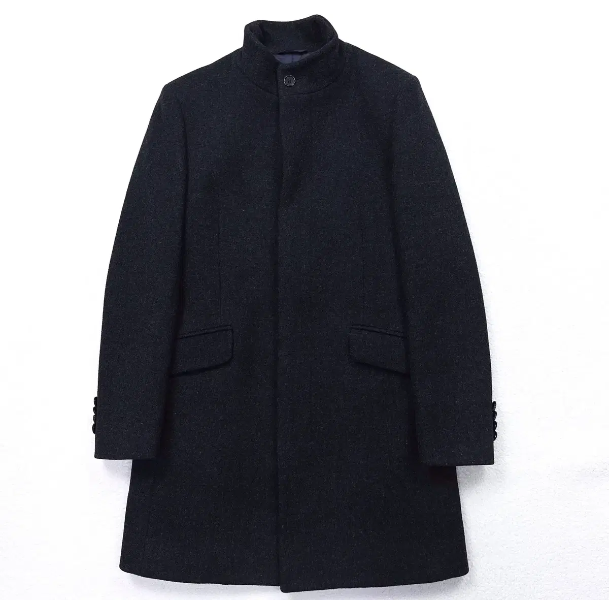 [95] Series Navy Wool Coat