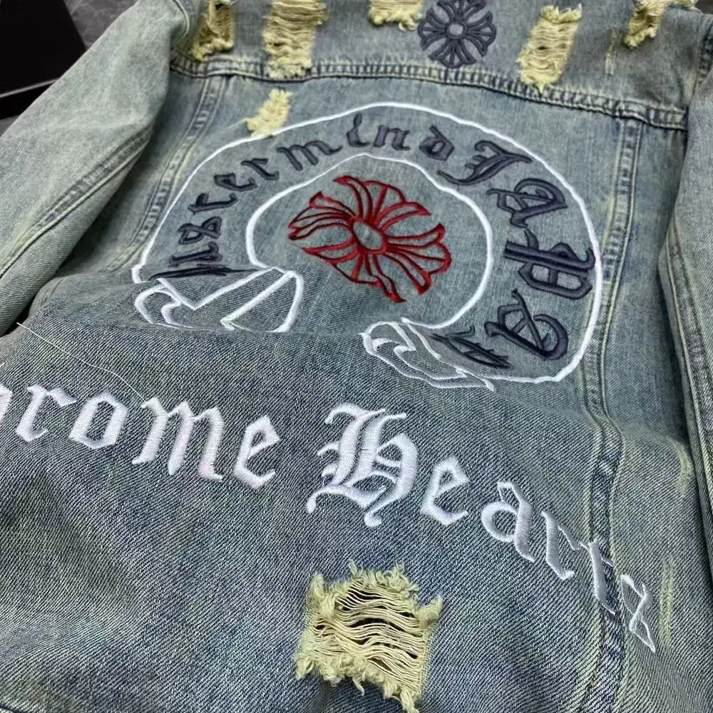 데님 코트 Chrome Hearts