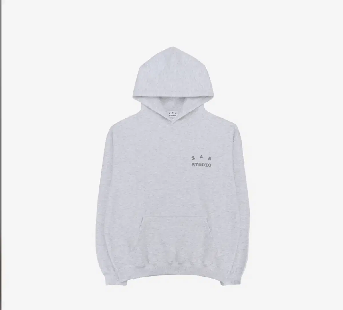 iapp studio hoodie light grey M New