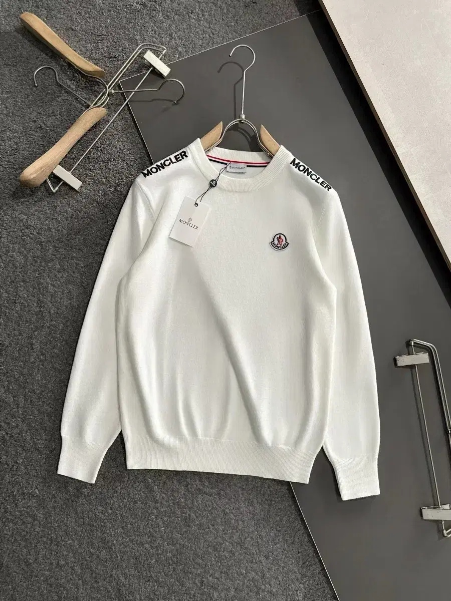 Moncler Knit Sweater White