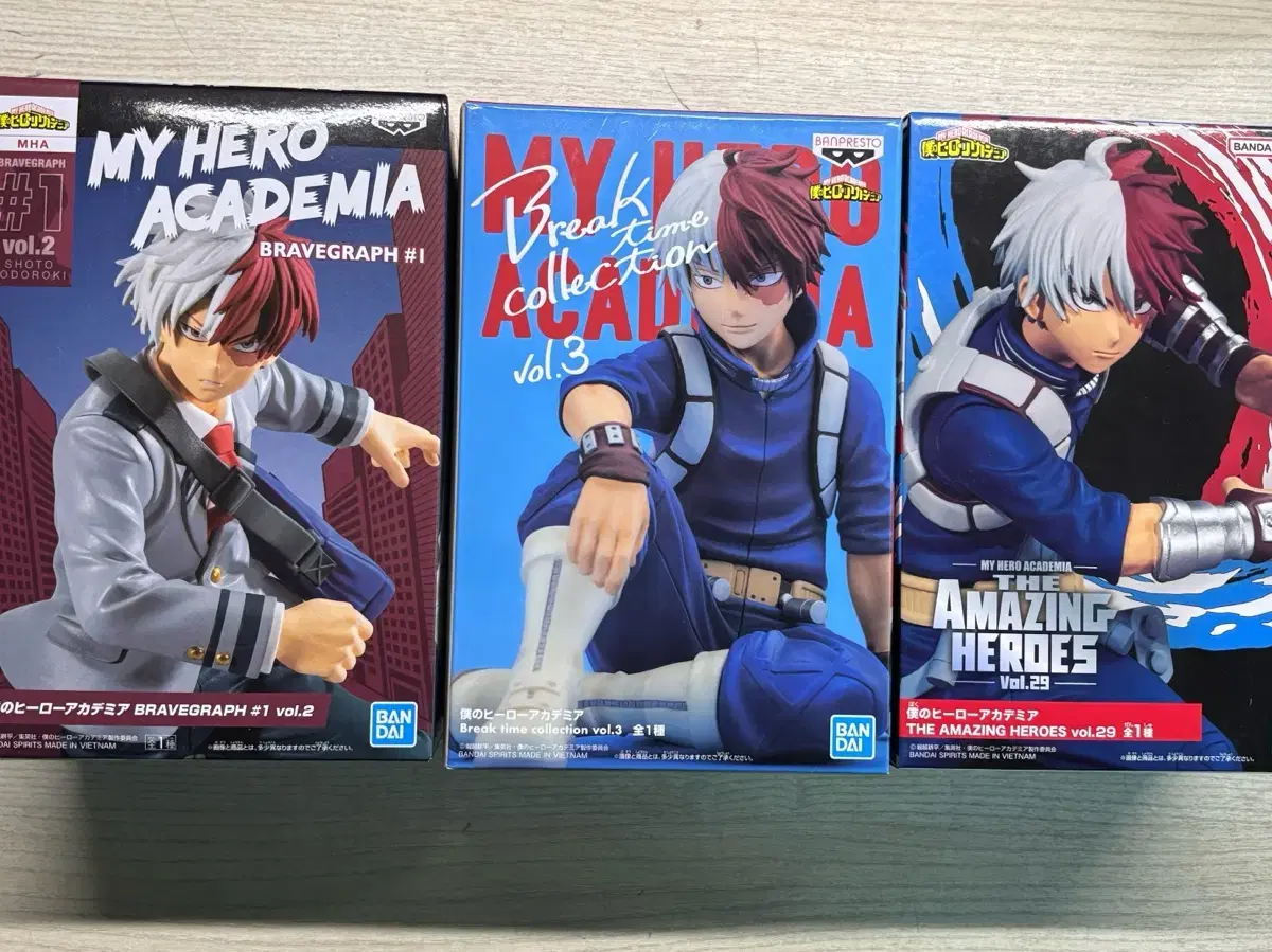 Nahia Todoroki Shoto Figures in Bulk of 3