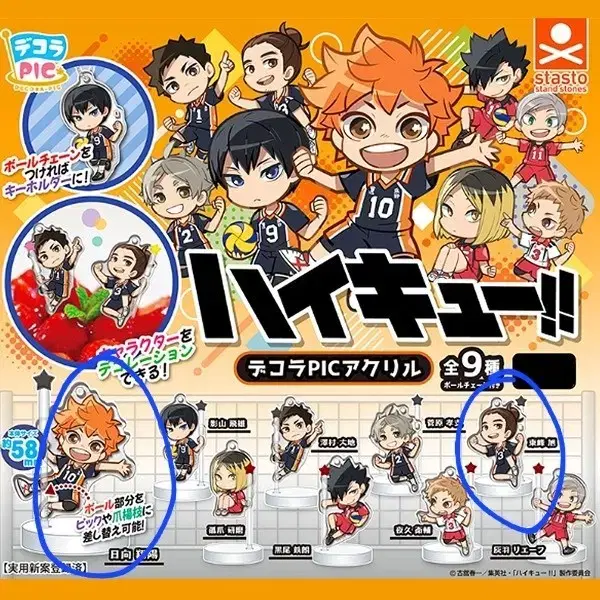 Haikyuu Gacha bulk hinata Asahi