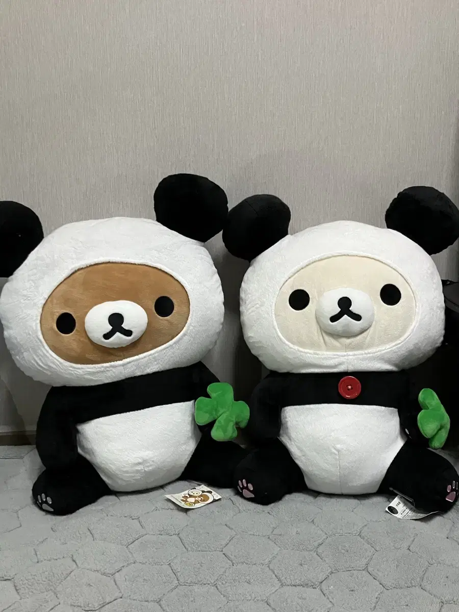 Rilakkuma Korirak Panda Four Leaf Clover Doll