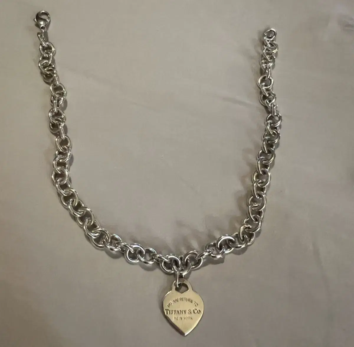 Tiffany & Co Return to Tiffany Heart tag Chain Necklace