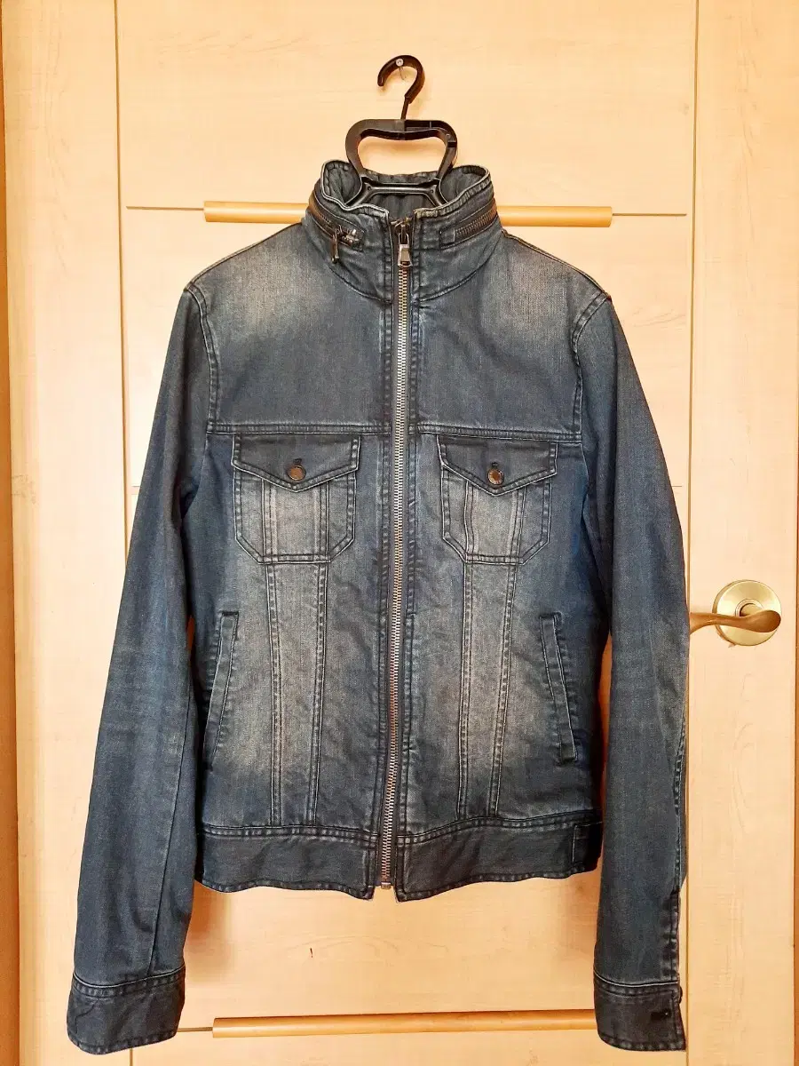 Genuine Armani Denim Hooded Jacket in Japan