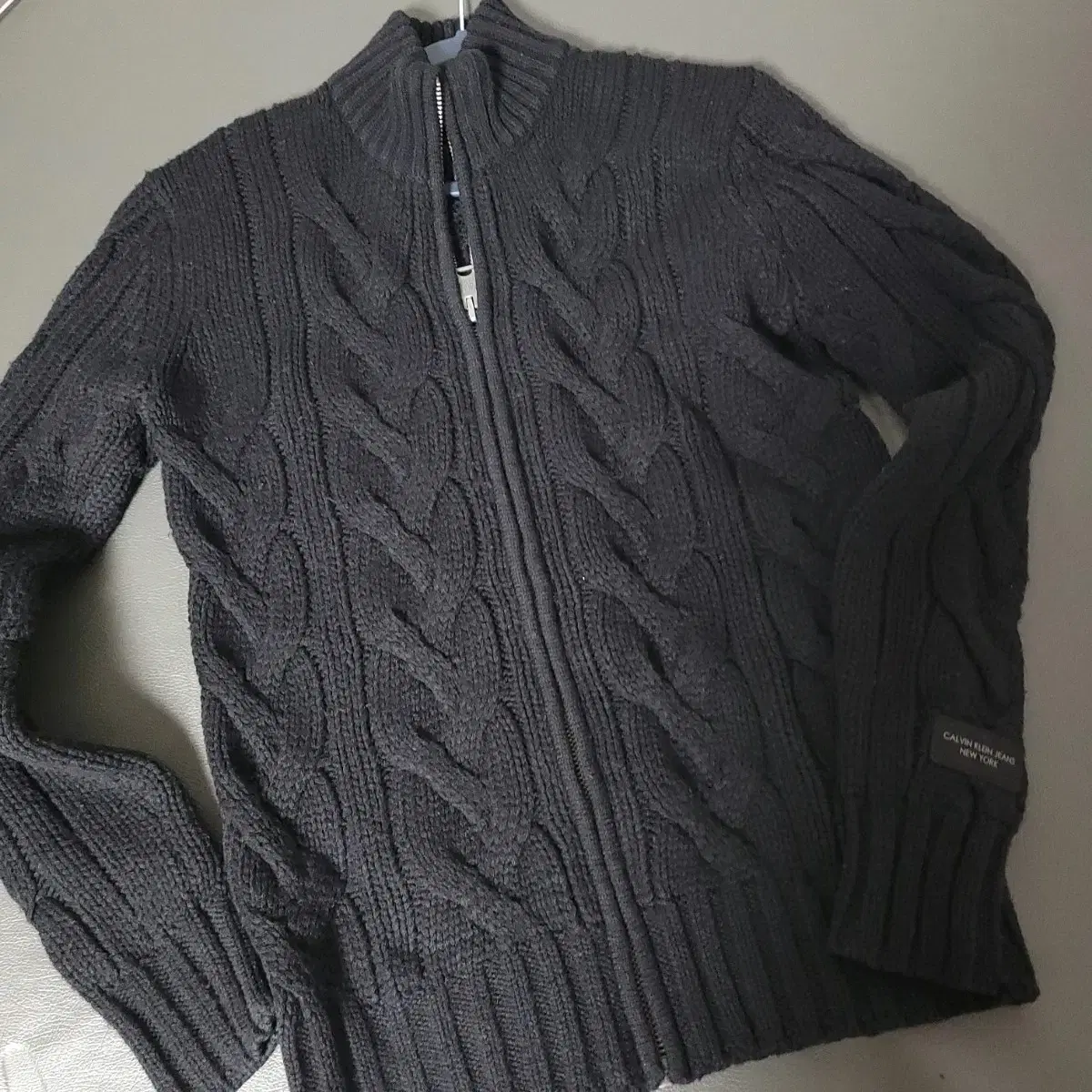 CK Calvin Klein Knit Zip Up