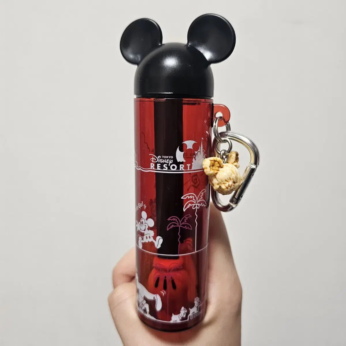 Disneyland Mickey Popcorn Bucket Keyring