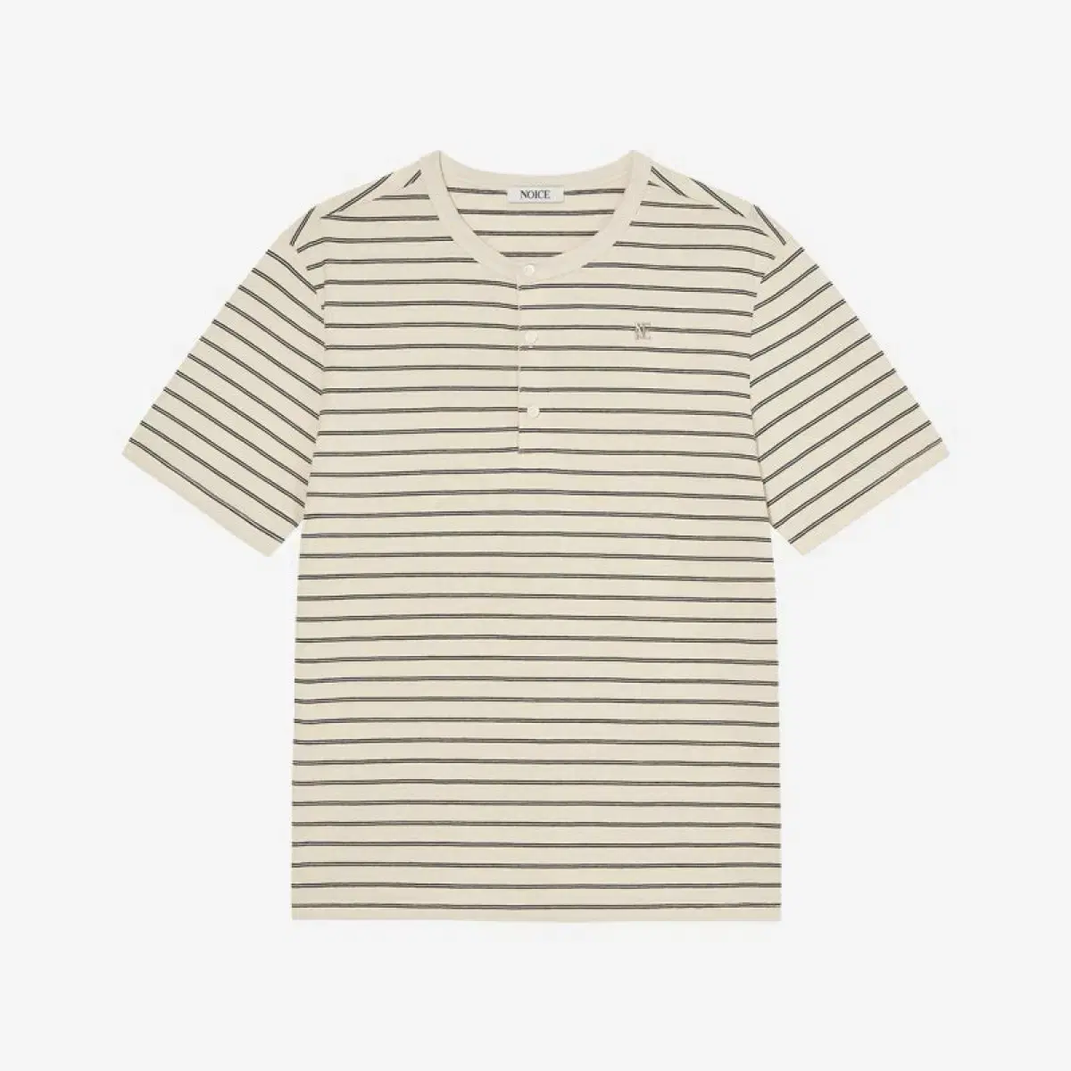 [M] Noisy Henry Neck Short Sleeve