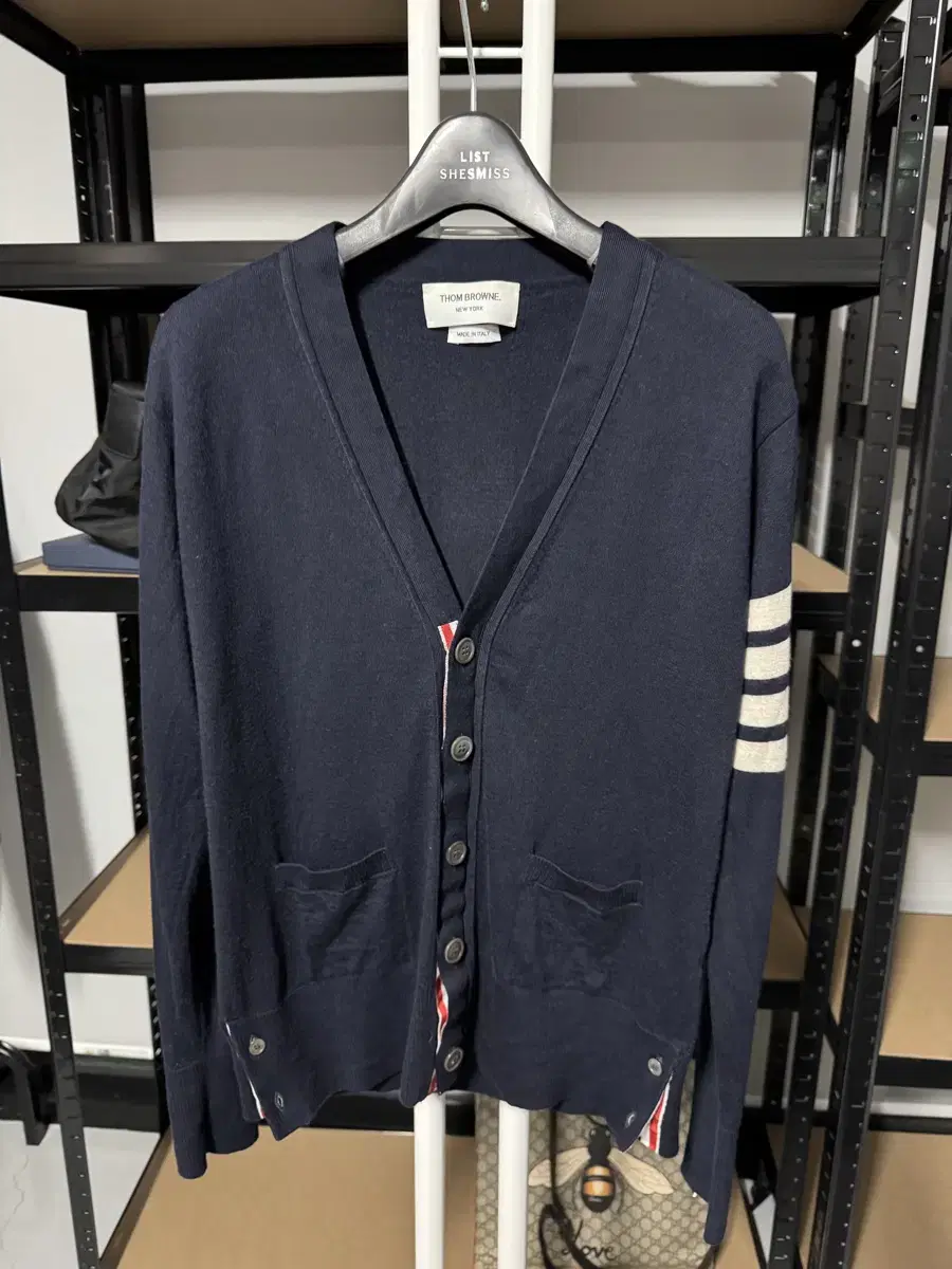 Thom Browne Merino Wool Cardigan 1 size