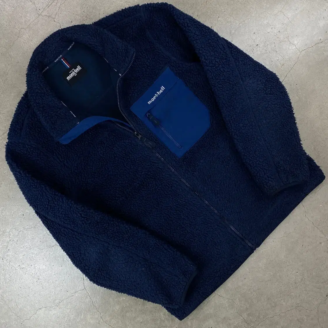 Montblanc Logo Black Sherpa Jacket