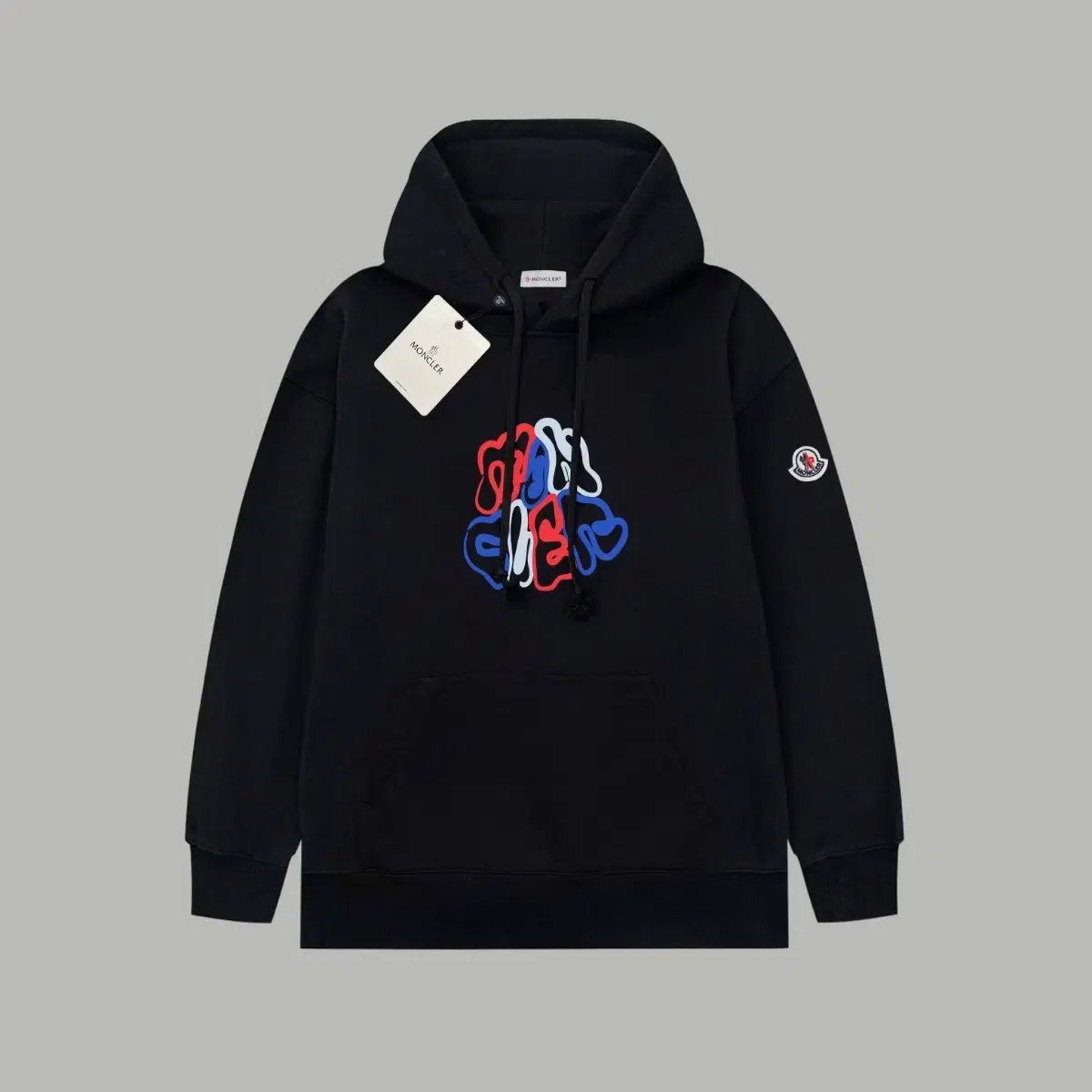 Moncler Black Hooded Long Sleeve Sweater