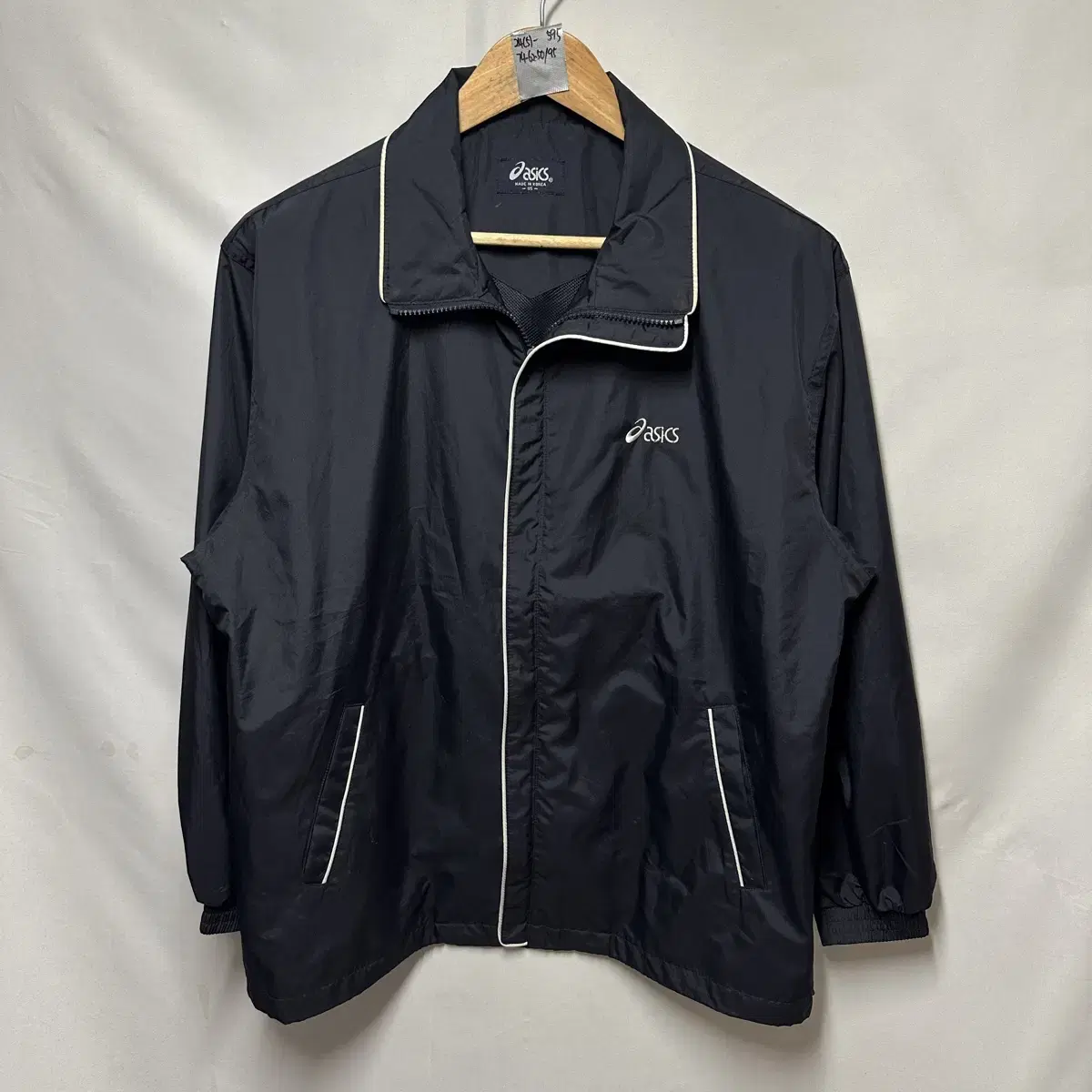 [Genuine/95] Asics Old School Navy Windbreaker