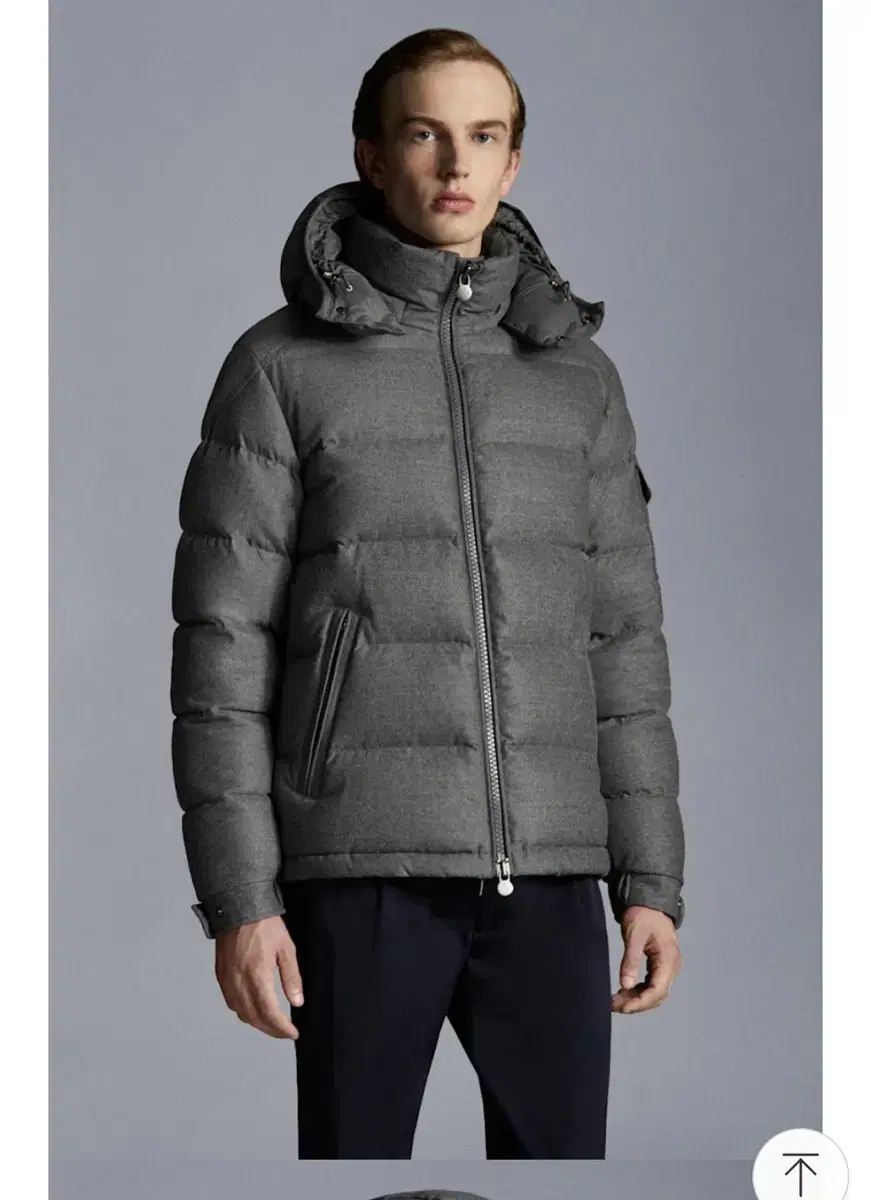 Moncler Montgenevre Size 3 Charcoal Grey