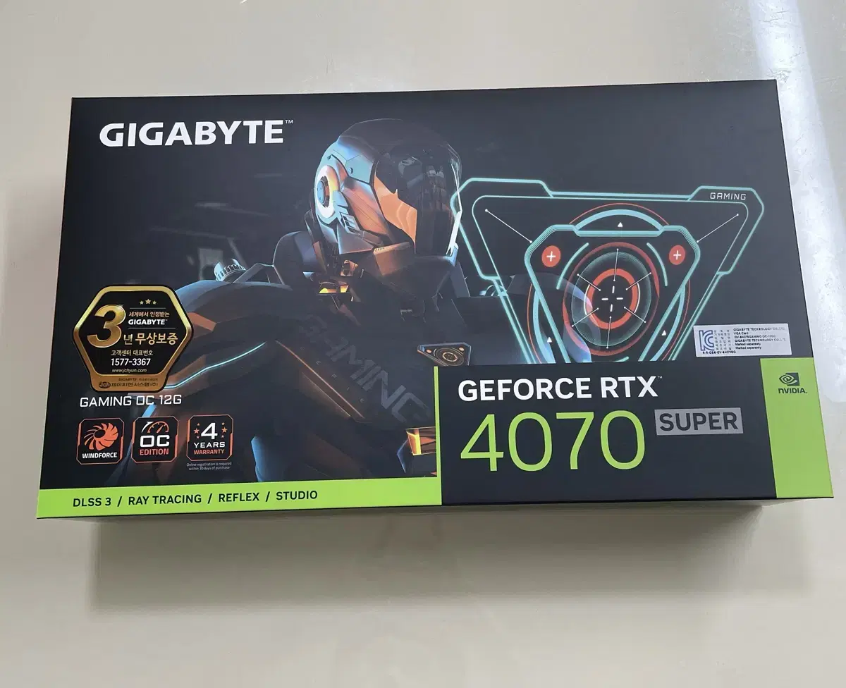 rtx 4070super gaming oc 제이씨현 미개봉