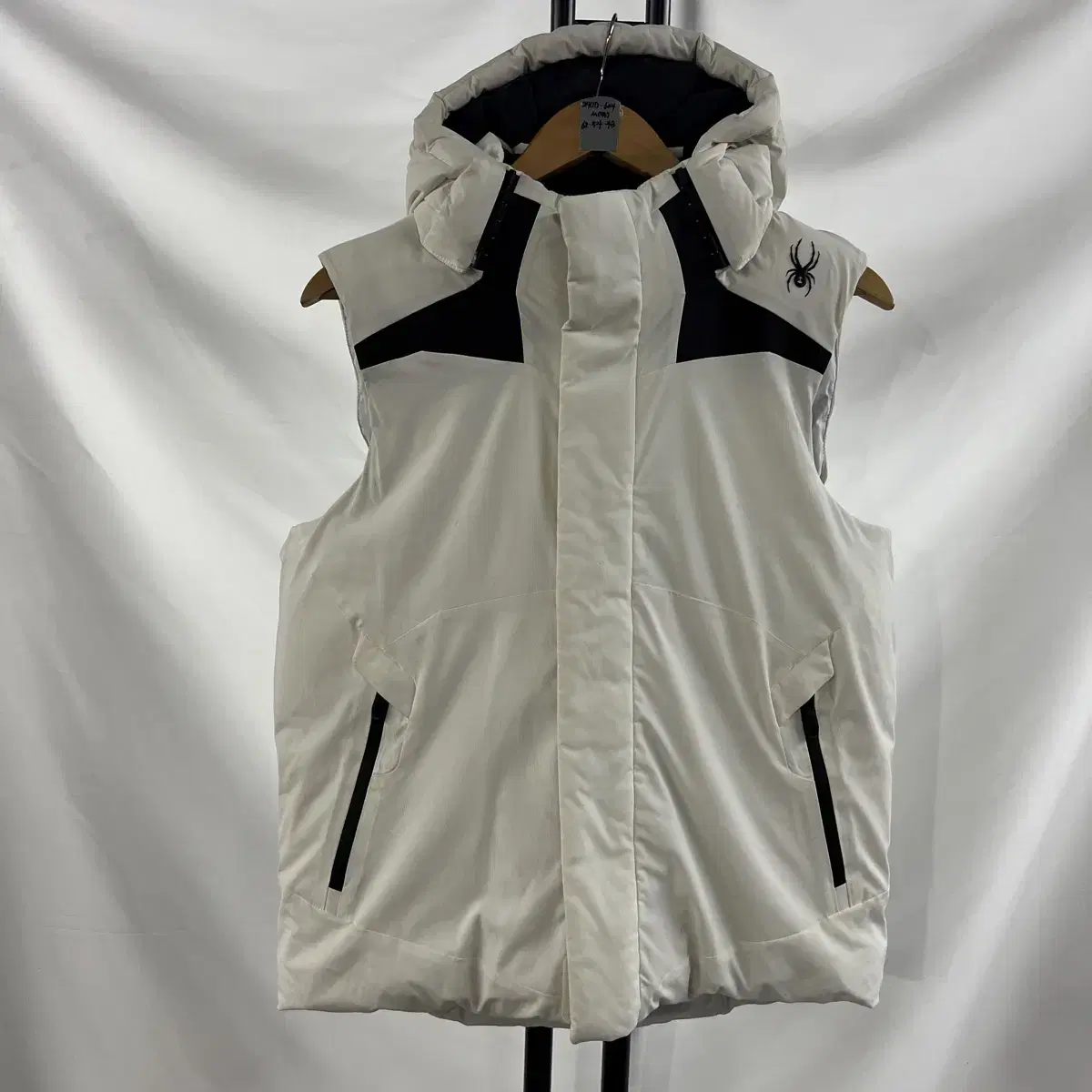 [Genuine/M] Spider Duck Down White Padded Vest/Jo