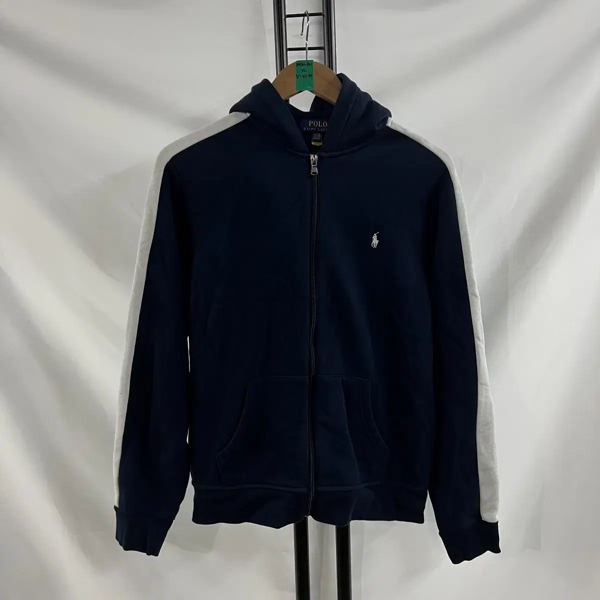 [Genuine S] Polo Ralph Lauren Sideline Navy Hooded Zip-up