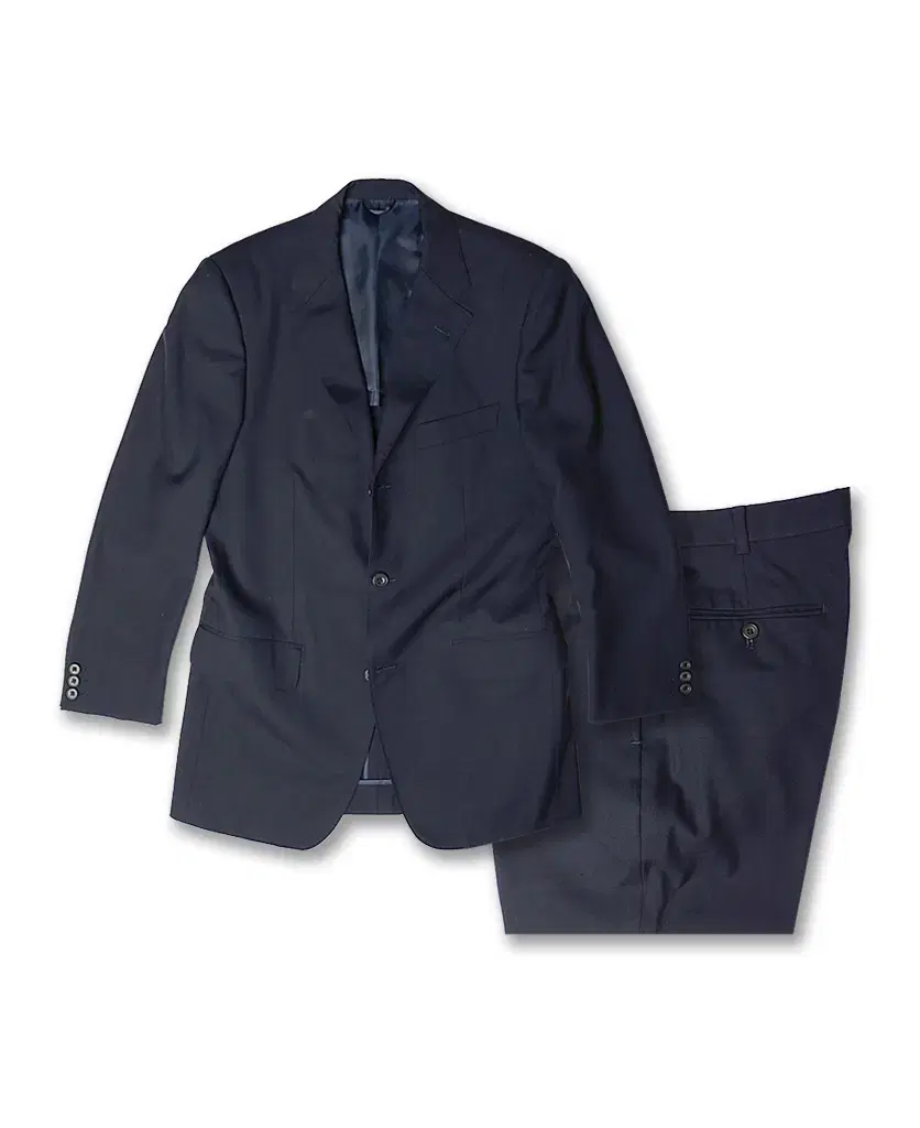 Beams F [Beams F] Classic Japanese suit in navy wool