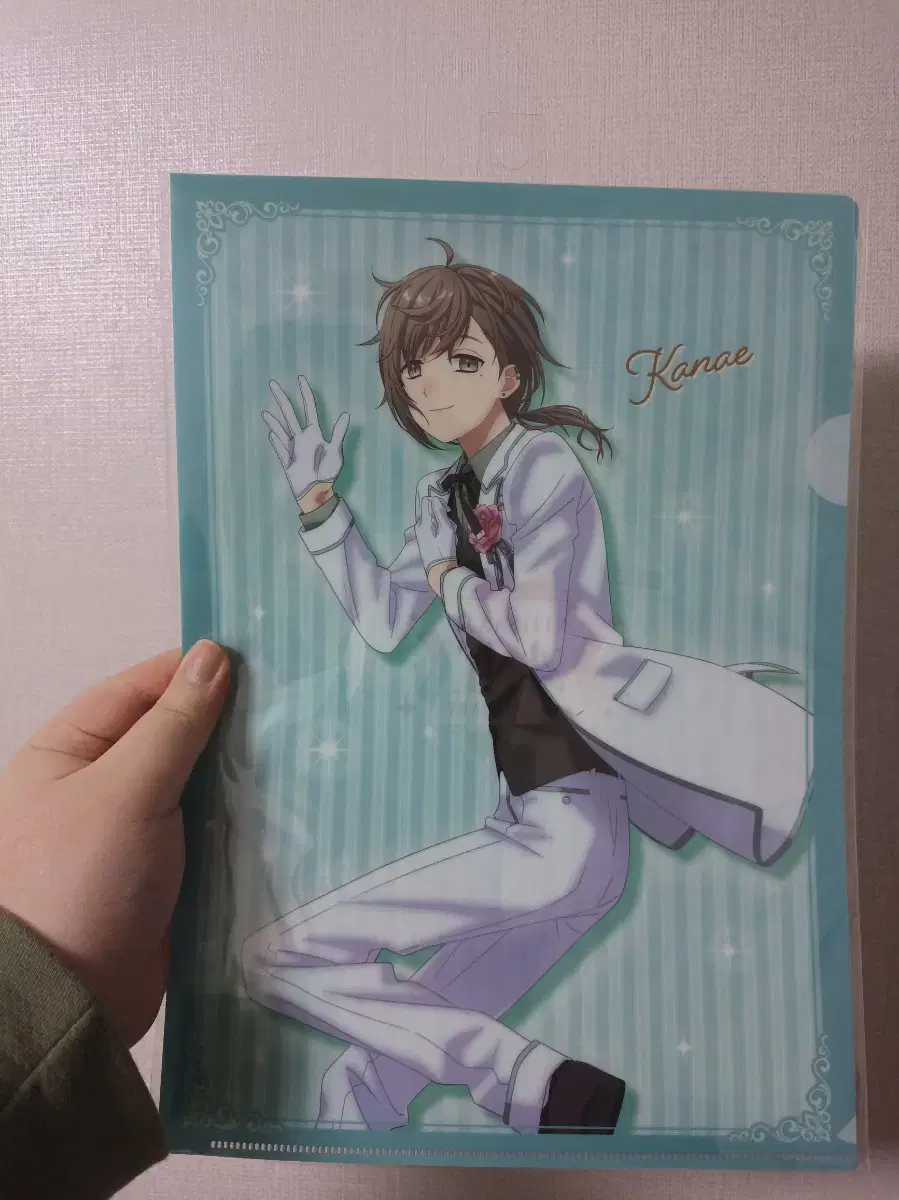 NIJISANJI 4th Anniversary Kanae Clear File (L-shaped file) for sale