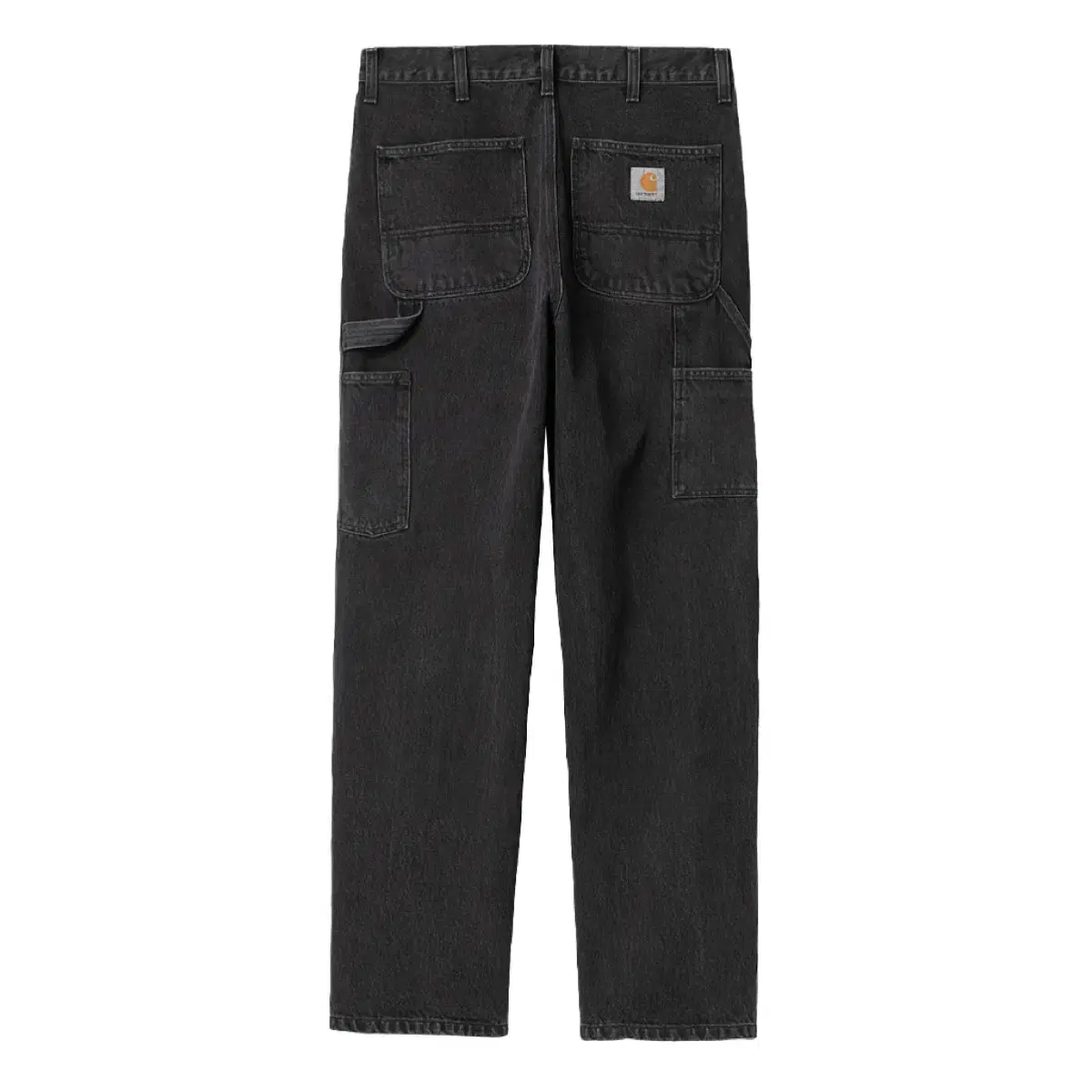 Calhart WIP Double Knee Pants Black Stone Washed