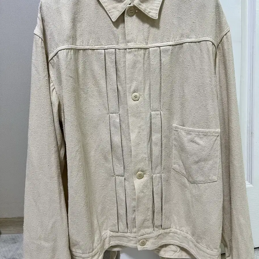 24ss Comoli silk nep 4사이즈 화이트