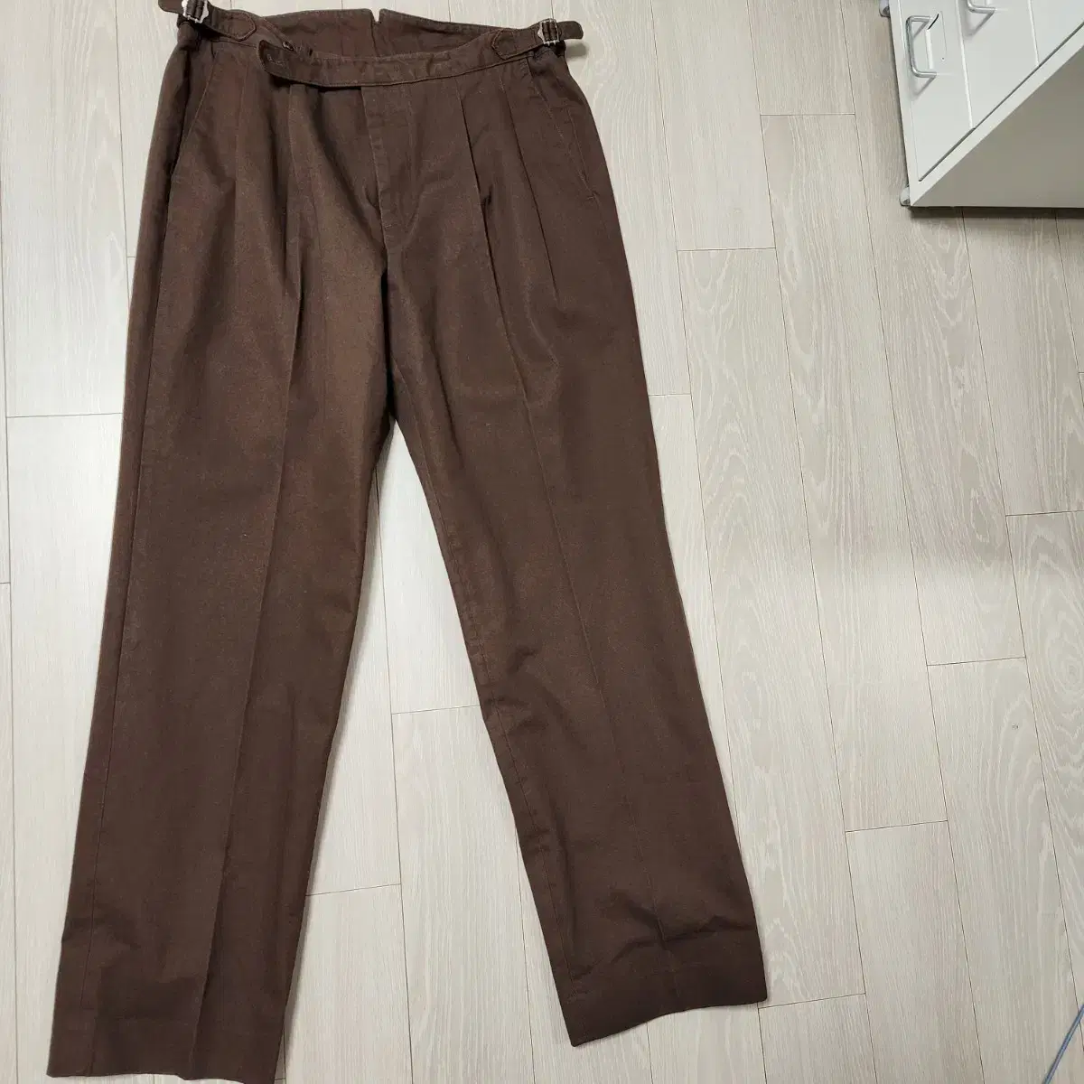 Saltie Cotton Trouser Setup Pants Brown L