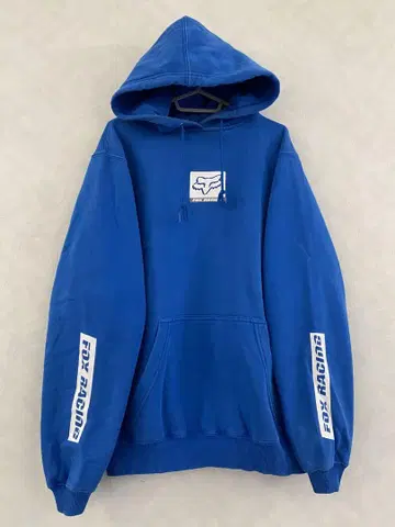FOX RACING 후드티 S 블루 블루 폭스 레이싱 모토크로스