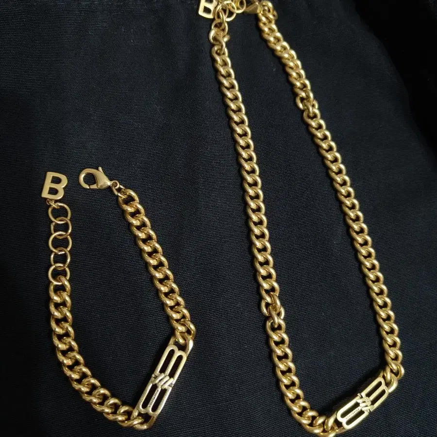 Balenciaga 발렌시아가 금목걸이 팔찌 악세사리 chain 세트